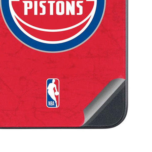 NBA Detroit Pistons Distressed Galaxy A54 5G Skin
